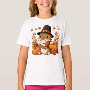 Cute Thanksgiving Dinosaur T-Shirt