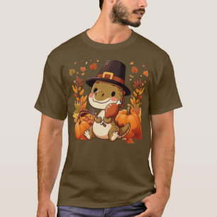 Cute Thanksgiving Dinosaur T-Shirt