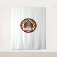Cute Thanksgiving Gnome with Turkey Illustration C