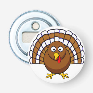 Cute Thanksgiving Turkey Bottle Opener