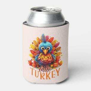 Cute Thanksgiving Turkey Can Cooler
