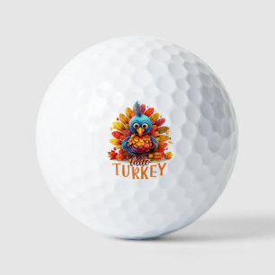 Cute Thanksgiving Turkey Golf Balls