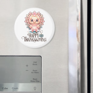 Cute Thanksgiving Turkey Magnet