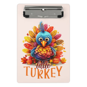 Cute Thanksgiving Turkey Mini Clipboard