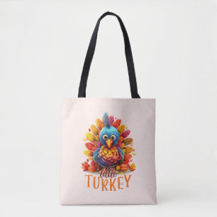 Cute Thanksgiving Turkey Tote Bag
