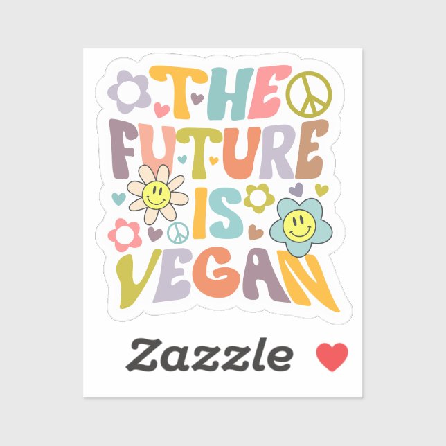 Cute The Future is Vegan, Vegan  (Sheet)