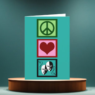 Cute Theatre Christmas Holiday Card