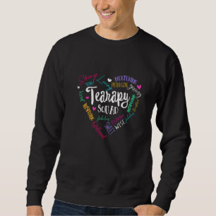 Cute Therapy Squad Physical Therapist Team Back To Sweatshirt