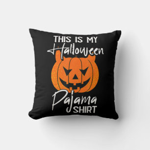 Cute This Is My Halloween Pajama Halloween Costume Cushion