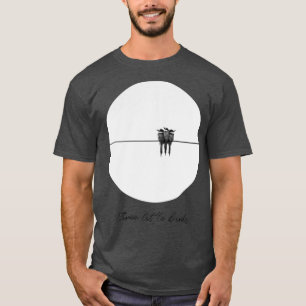Cute Three Little Birds design T-Shirt