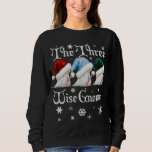 Cute Three Wise Gnomes For Hanukkah Or Funny Chris Sweatshirt<br><div class="desc">Cute Three Wise Gnomes For Hanukkah Or Funny Christmas</div>