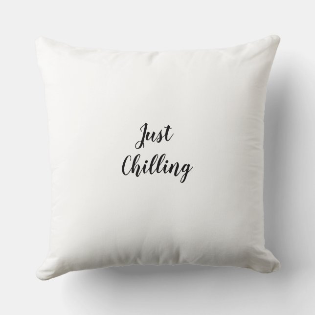 Cute throw pillow  (Back)