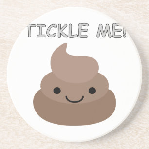 Cute Tickle Me Poop Emoji Coaster