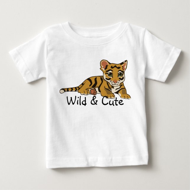 Cute Tiger Baby Shirt (Front)