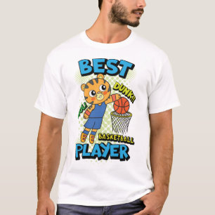 Cute tiger basketball player T-Shirt