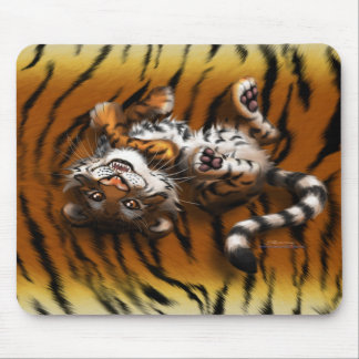 Cute Tiger Mouse Pad
