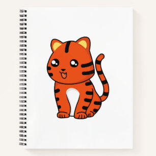 Cute Tiger Notebook