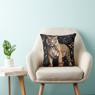 Cute Tiger Personalise Gift With Your Own Design Cushion