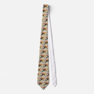 Cute Tiger Stripe Kitten Tie