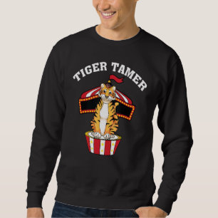 Cute Tiger Tamer  Carnival Show Performer Kids Sweatshirt