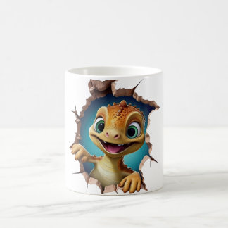 Cute Tiger with Bandana Kids Birthday Invitation Coffee Mug