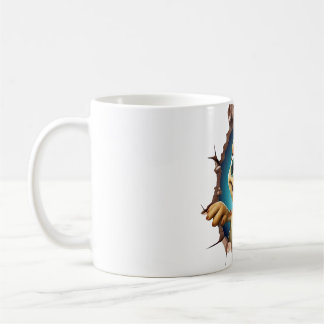Cute Tiger with Bandana Kids Birthday Invitation Coffee Mug