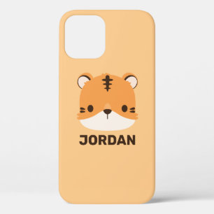 Cute Tiger with Personalised Name iPhone 12 Pro Case
