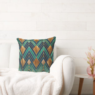 Cute tiled Art Deco pattern Cushion