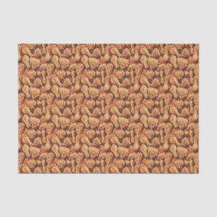 Cute tiled fried chicken pattern  tissue paper