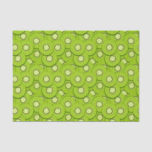 cute tiled kiwi fruit party pattern tissue paper