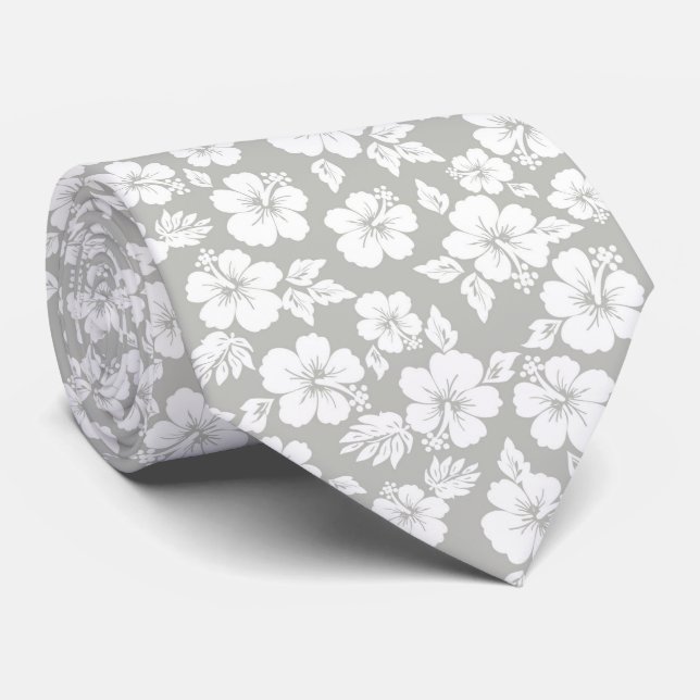 Cute Tiny Aesthetic Flower Seamless Pattern Tie (Rolled)