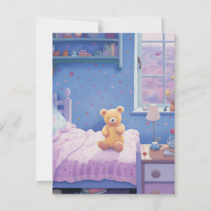 Cute Tiny Bear Postcard
