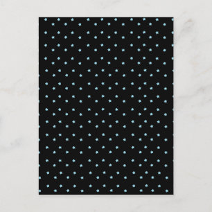 Cute Tiny Blue Stars Postcard
