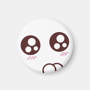 Cute & tiny kawaii kitty emoji magnet