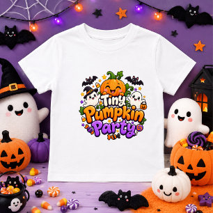 cute Tiny Pumpkin Party baby T-Shirt