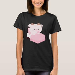 Cute Tired Cow T-Shirt