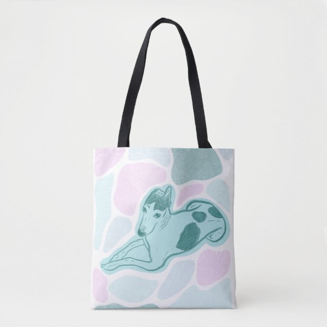 Cute to the "Max" Dog Tote Bag (Front)