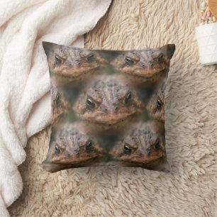 Cute Toad Face Animal Pattern Cushion
