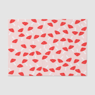 Cute Toadstool Mushrooms Tissue Paper