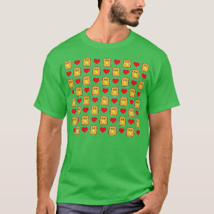 Cute Toast Pattern  T-Shirt