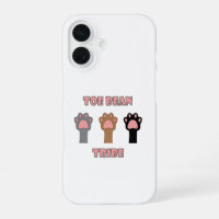 Cute Toe Bean Cat Paw Trio Design