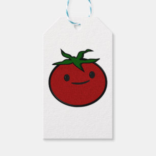 Cute Tomato Embroidery Print Gift Tags