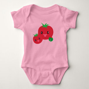Cute Tomato kawaii baby Bodysuit