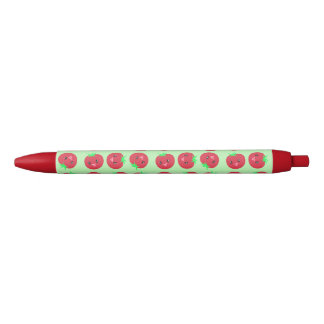 Cute Tomato kawaii vegan Black Ink Pen