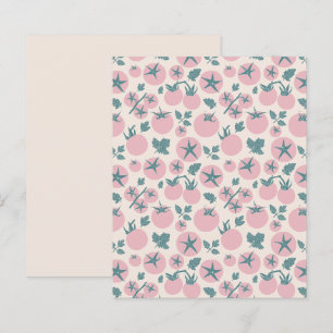 Cute Tomato Pattern Flat Paper Sheet