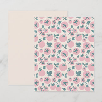 Cute Tomato Pattern Flat Paper Sheet