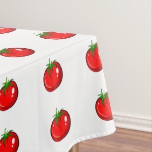 Cute tomato pattern tablecloth