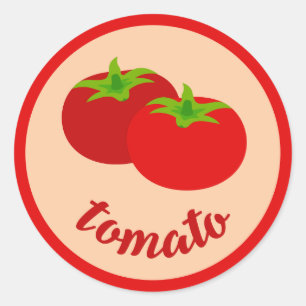 Cute tomato vegetable food sticker