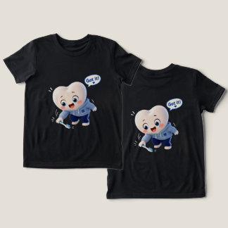 Cute Tooth Character "Got It!" Dental Hygienist T- Tri-Blend Shirt