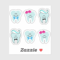 Cute Tooth Denitst Stickers